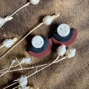 Handmade earrings in the style Charlie